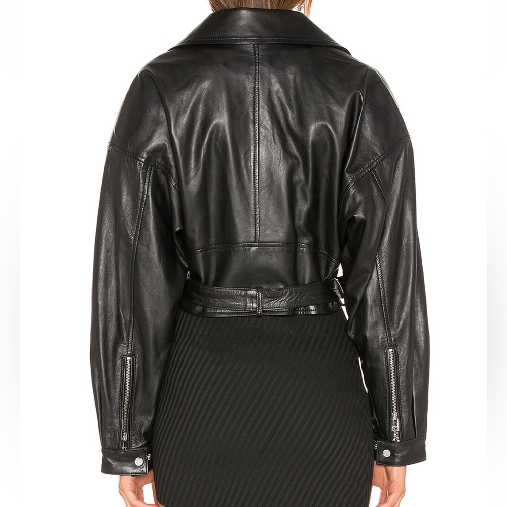 Lamarque Dylan black leather jacket XS - Picture 3 of 9